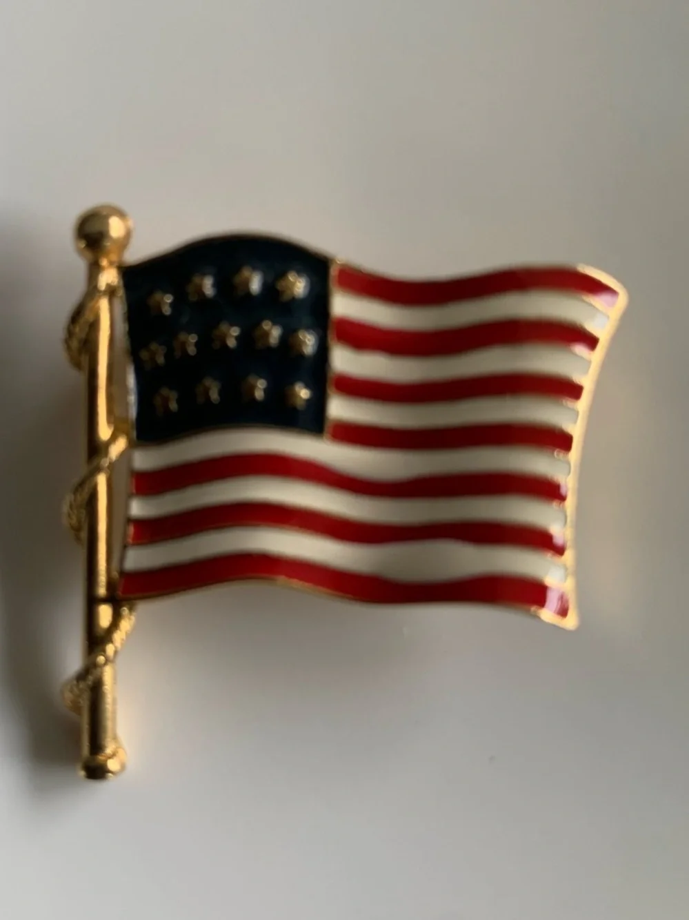 Patriotic USA Flag Pin Trio